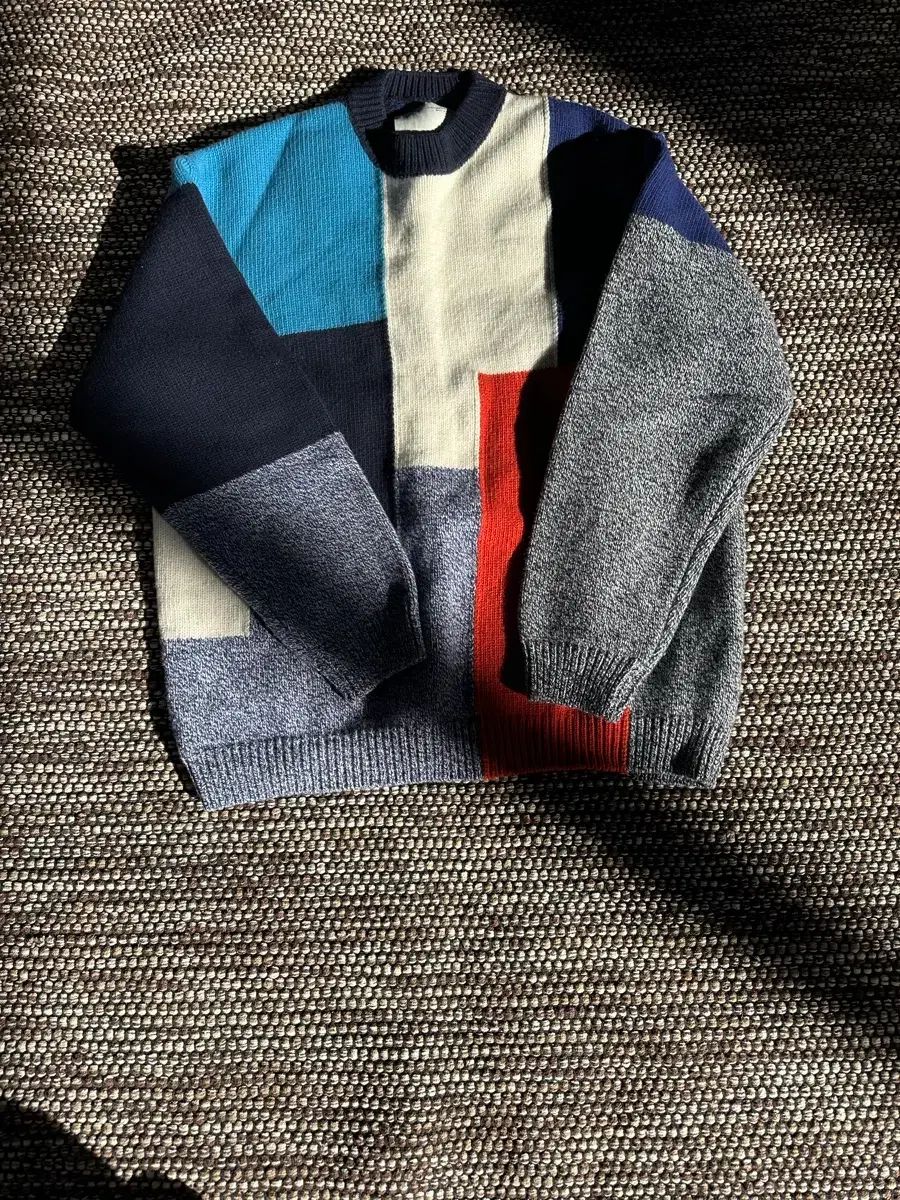 ザラ スタジオ ニコルソン カラーブロック ニット m