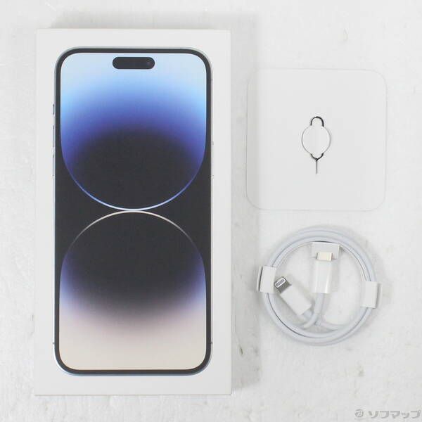 中古品〕 iPhone14 Pro Max 256GB シルバー MQ9C3J／A SIMフリー【344