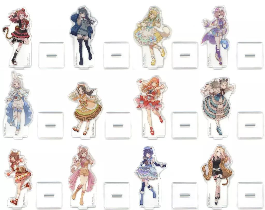 アクリルスタンド アクリルパネル 全12種セット 描きおろし 一番くじ 学園アイドルマスター P賞
