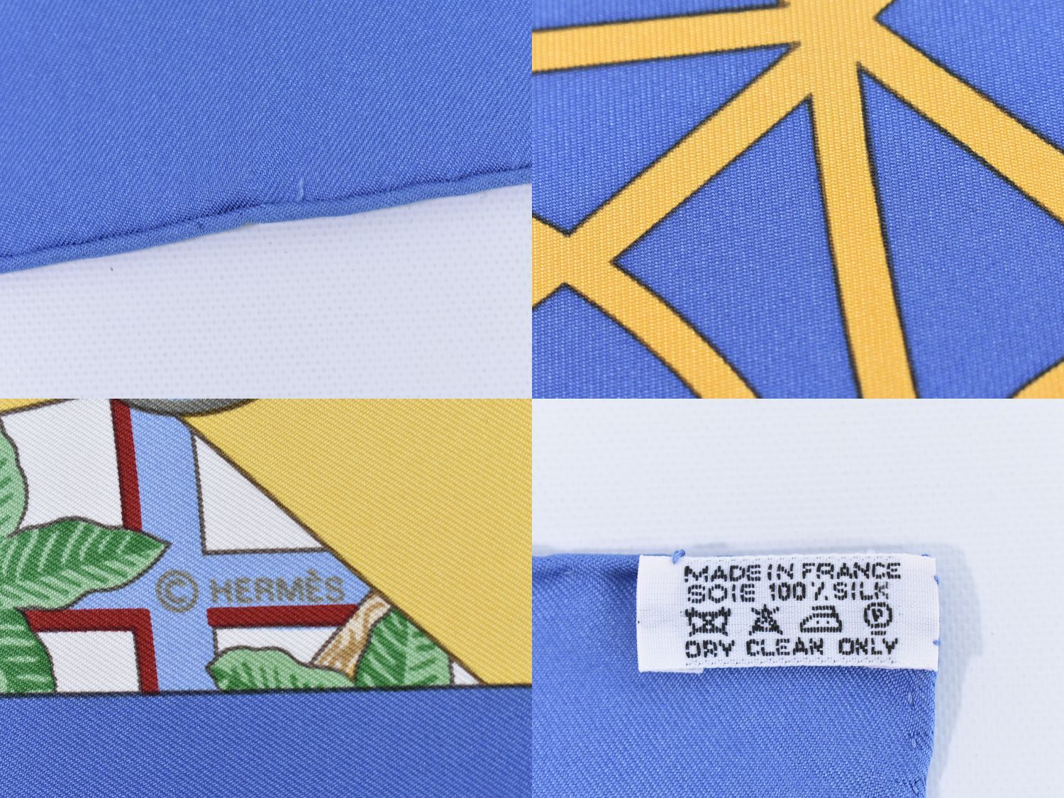 本物 エルメス HERMES スカーフカレ カレ90 AXIS MUNDI 世界の中心軸