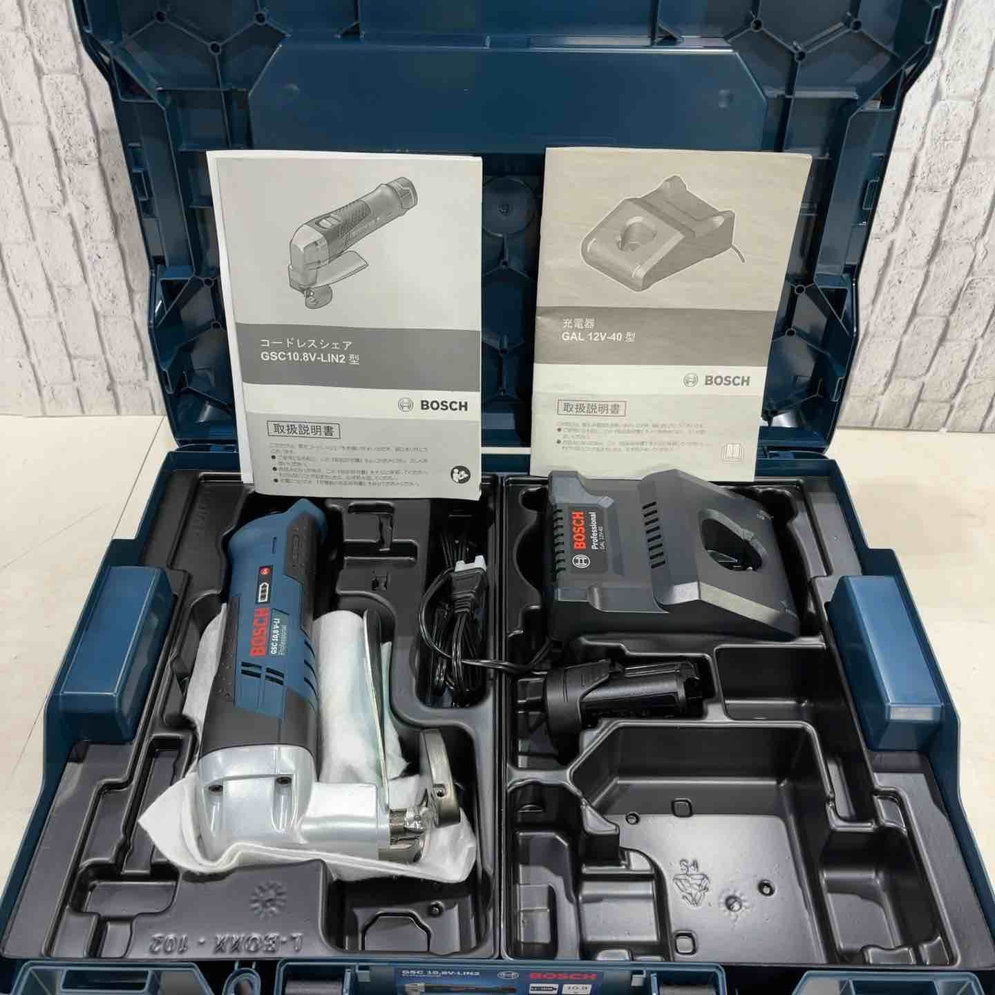 ♥品 ボッシュ BOSCH バッテリーシェア GSC 10 8 V LIN 2 コードレスシャー