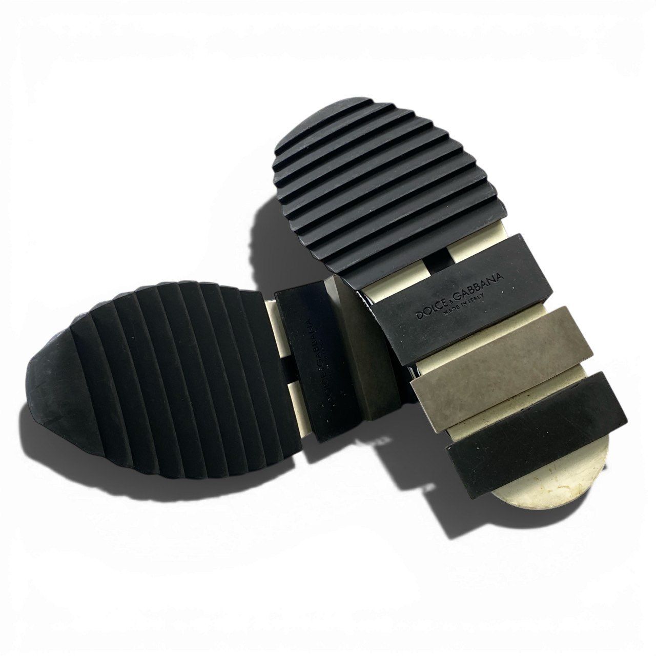  2 a 5 DOLCE GABBANA ドルチェアンドガッパーナ ソレント ロゴ ニットスニーカー ロートップスニーカー シューズ ホワイト ブラック メンズk 02 i スニーカー 靴