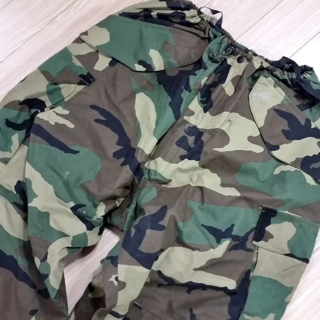 ミリタリー GORE-TEX カモフラージュ ポケット カーゴ ズボン free