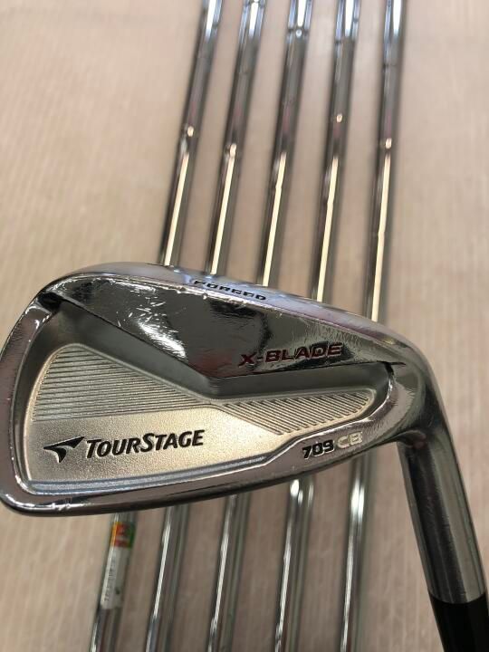 ブリヂストン ツアーステージ X BLADE 709 CB ダイナミックゴールド S 200フレックス アイアンセット