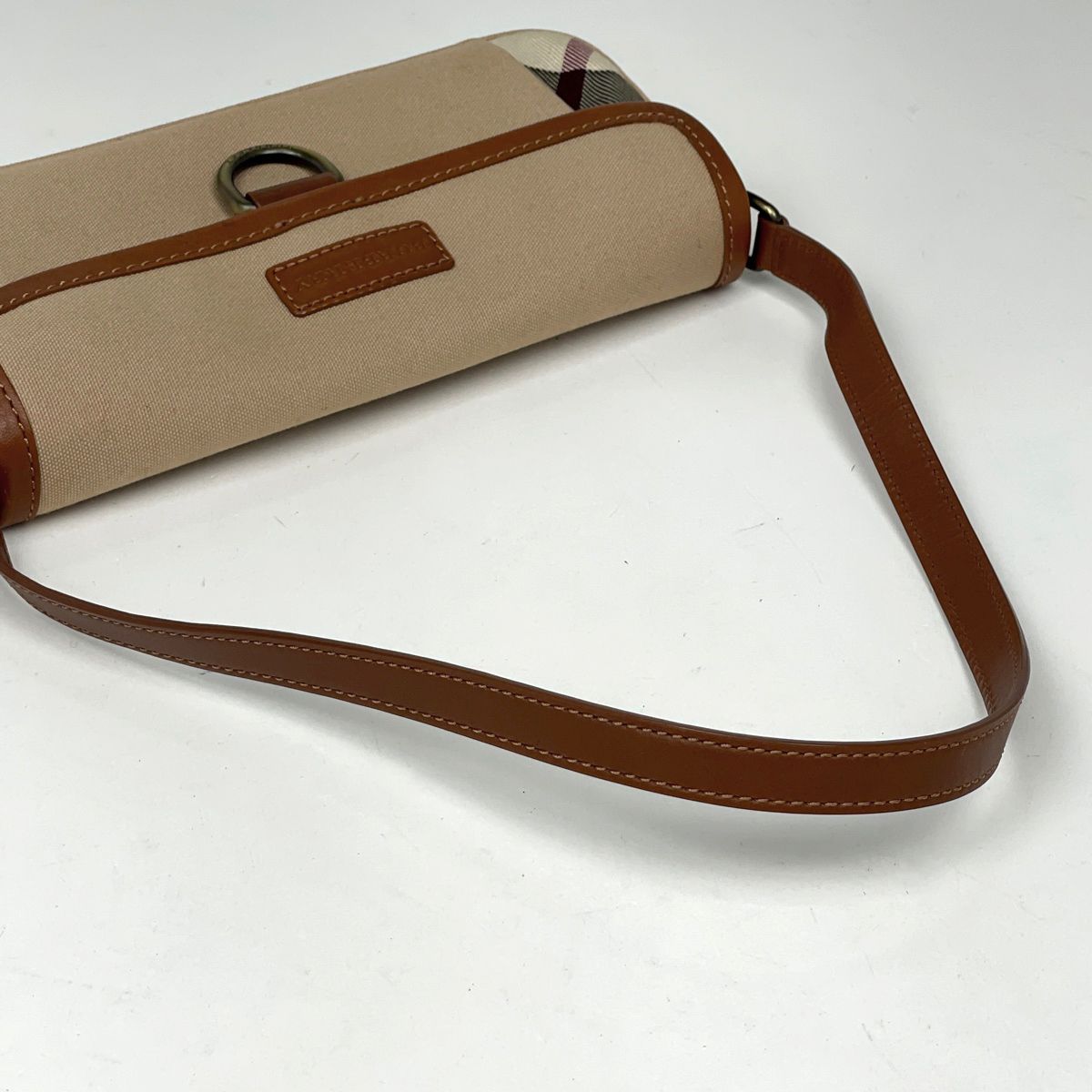 バーバリー BURBERRY ロゴ ショルダーバッグ チェック柄 ハンドバッグ