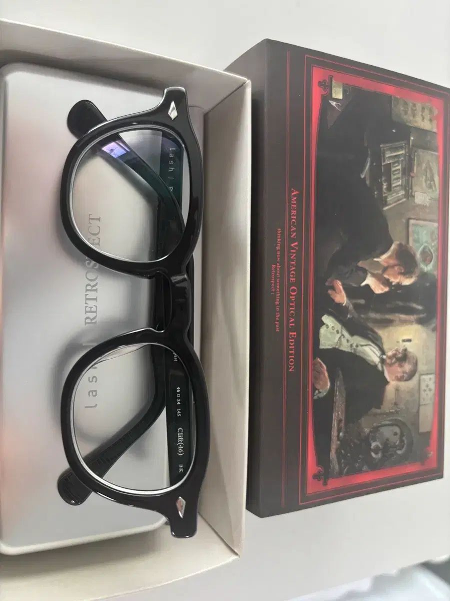 ラッシュ Clift 46 クリフト ブラック メガネ