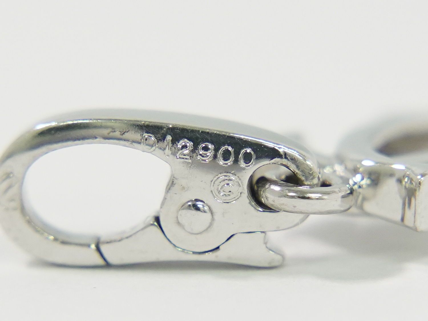 本物 カルティエ Cartier 2C 750 WG ペンダントトップ ペントップ 