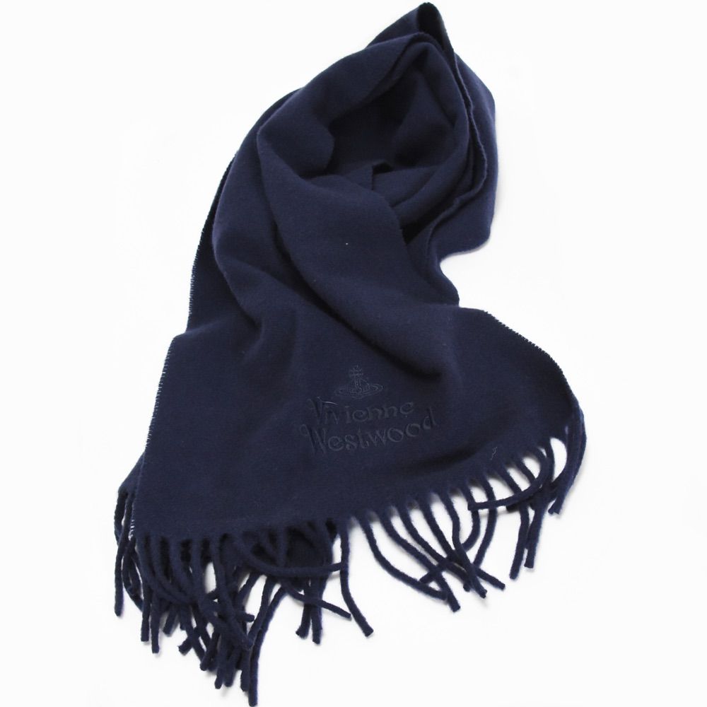Vivienne Westwood ヴィヴィアンウエストウッド フリンジ付き マフラー