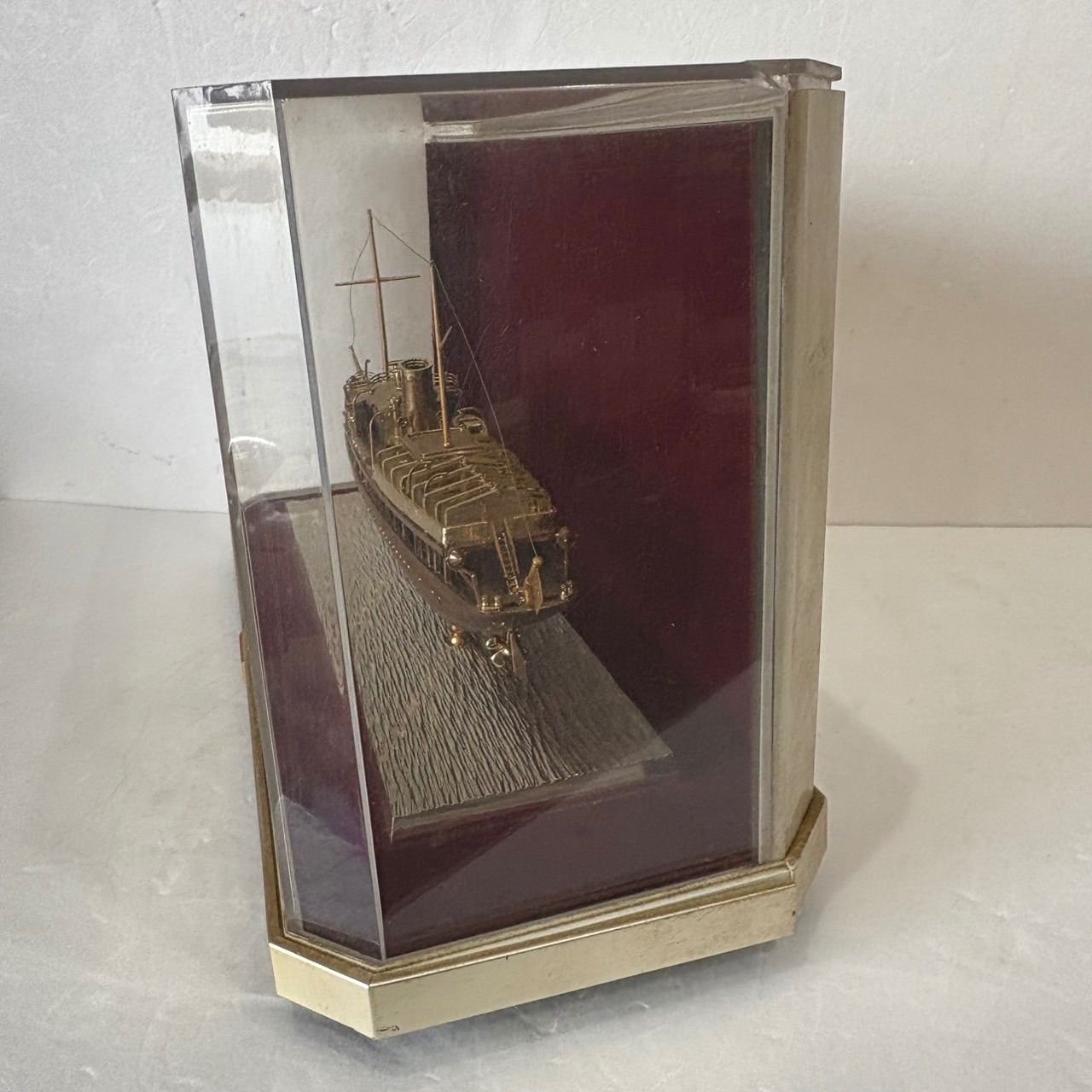 ナタリー号 Natalie 帆船模型 くらしの泉会 ケース入り インテリア 置物 ミニ観葉植物 置物 インテリア小物
