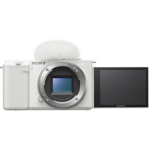 SONY ソニー Vlog用カメラ レンズ交換式VLOGCAM APS C ミラーレス一眼カメラ ZV E 10 ボディ レンズなし ウィンドスクリーン付属 ホワイト Wmm