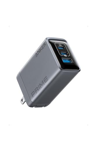 Anker Prime Charger 100 W 3 Ports GaN PSE技術基準適合 折りたたみ式プラグ MacBook PD対応Windows PC iPad iPhone Galaxy Android スマートフォン ノートPC 各種mm