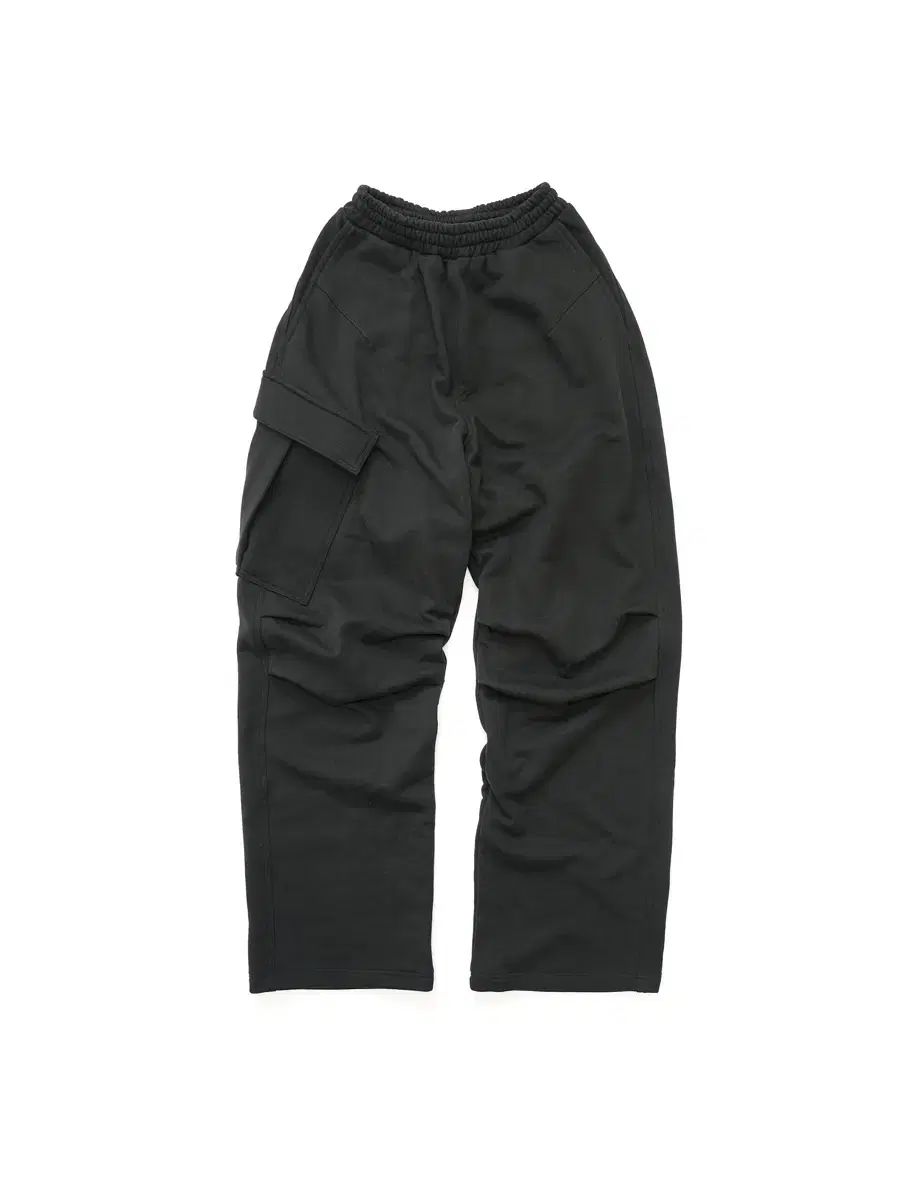 3 FAR FROM WHAT オーバーサイズ カーゴ スウェットパンツ ブラック