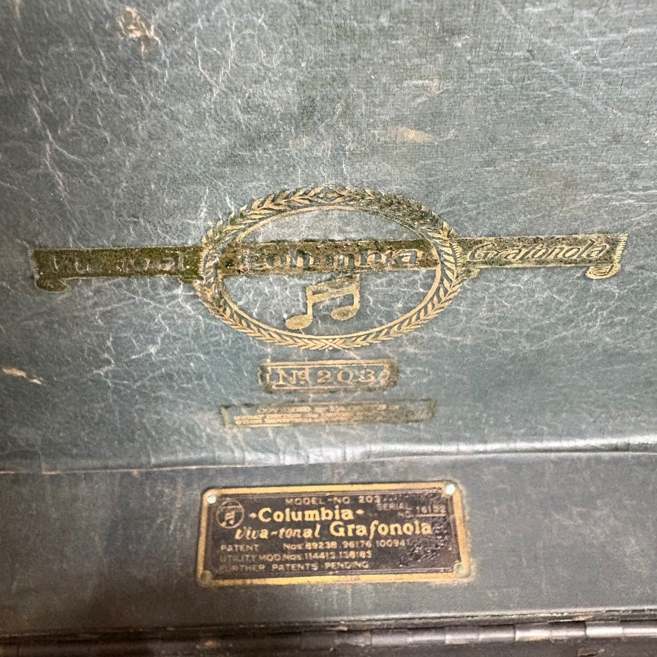 コロンビア 蓄音機】No.203 アンティーク ジャンク品 針あり - メルカリ