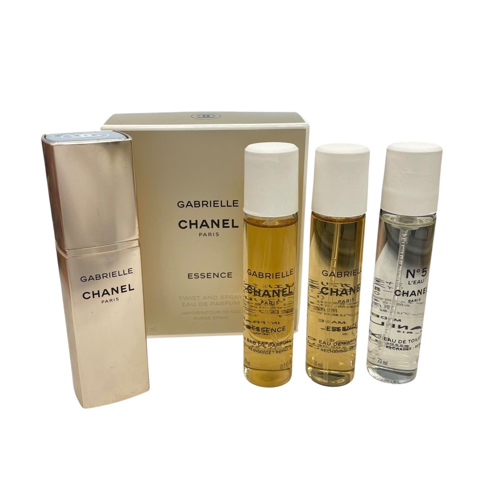 EM 100 CHANEL シャネル ガブリエル エッセンス オードゥ パルファム ツィスト＆スプレイ 香水 セット