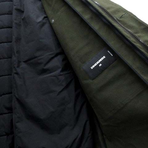 ディースクエアード DSQUARED2 中綿ライナー ミリタリー ロング コート