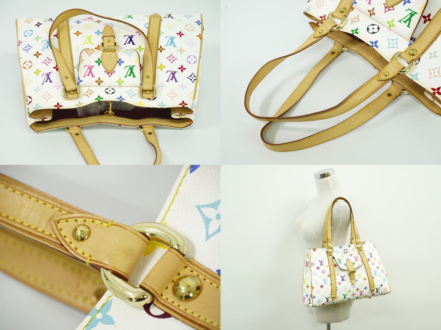 本物 ルイヴィトン LOUIS VUITTON LV オーレリア MM モノグラム マルチ 