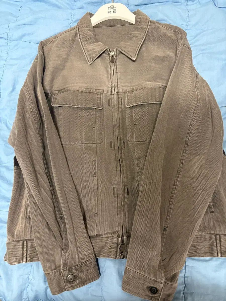 3 POLYTERU HBT ジップ トラッカー グレー