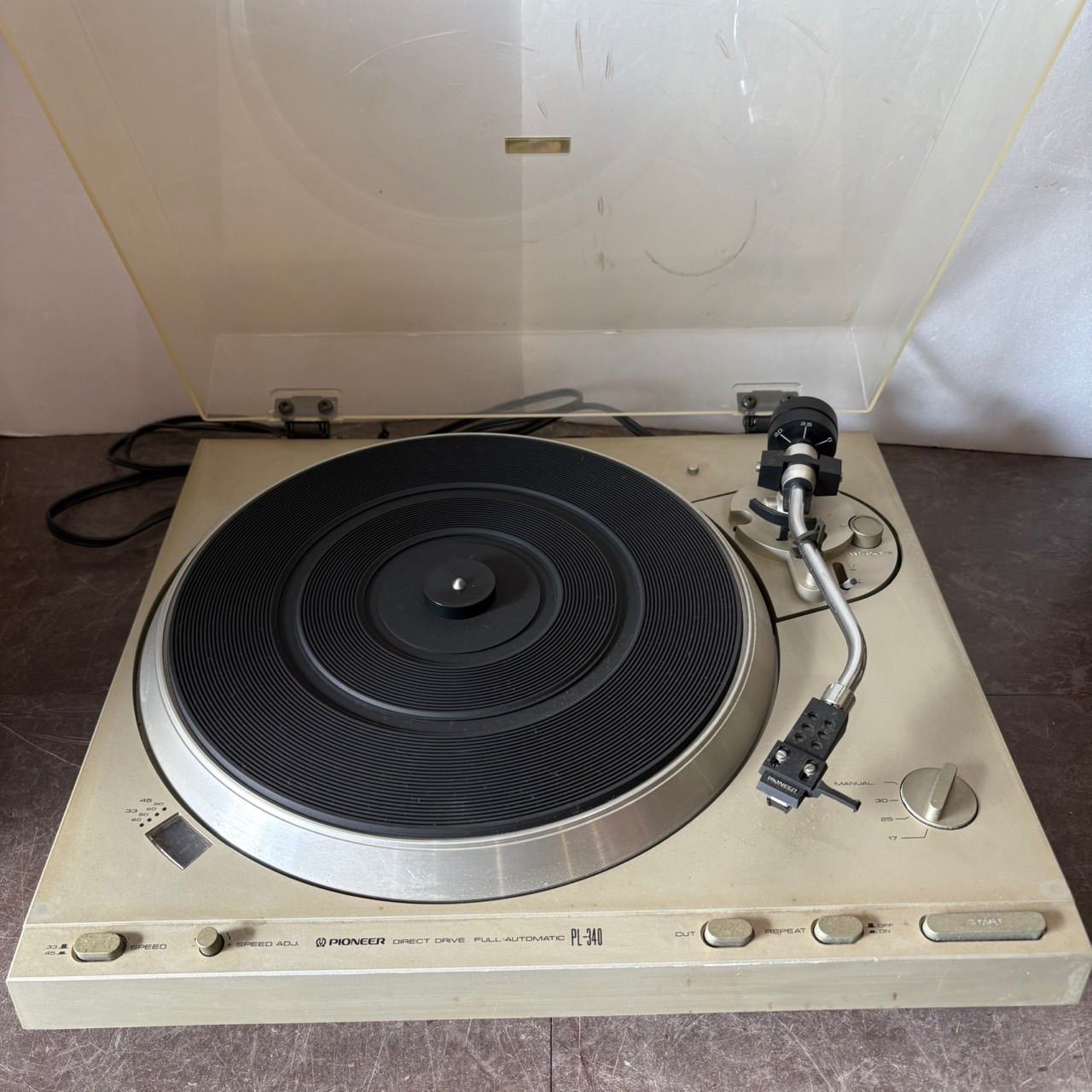 パイオニア レコードプレーヤー】PL-340 レトロ ジャンク品 - メルカリ