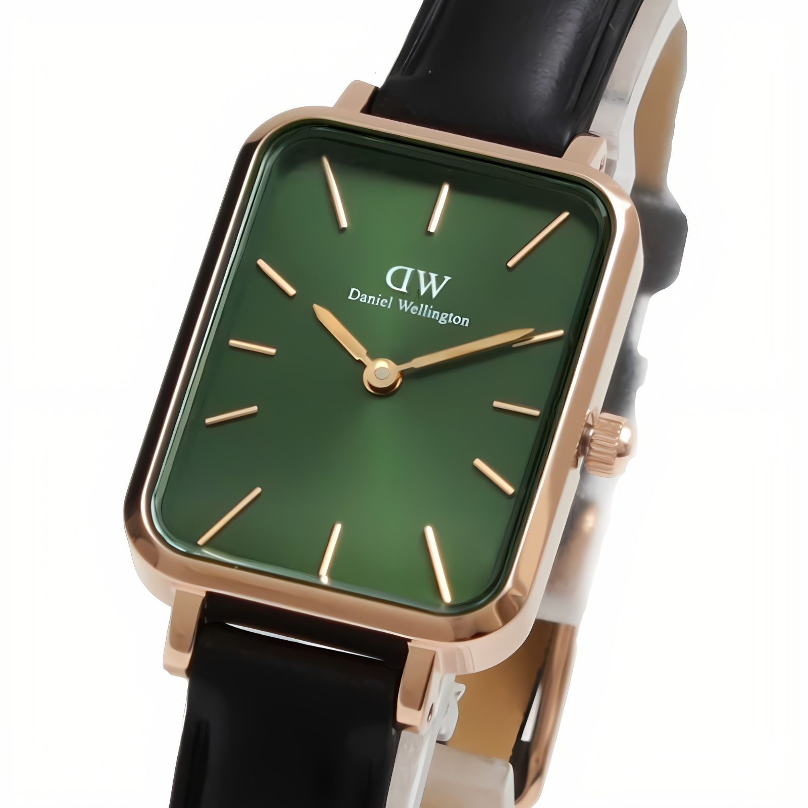 ギフト対応可 ダニエルウェリントン DANIEL WELLINGTON 腕時計 QUADRO PRESSED SHEFFIELD EMERALD レディース エメラルド クオーツ アナログ おしゃれ ブランド 記念 プレゼント ギフト