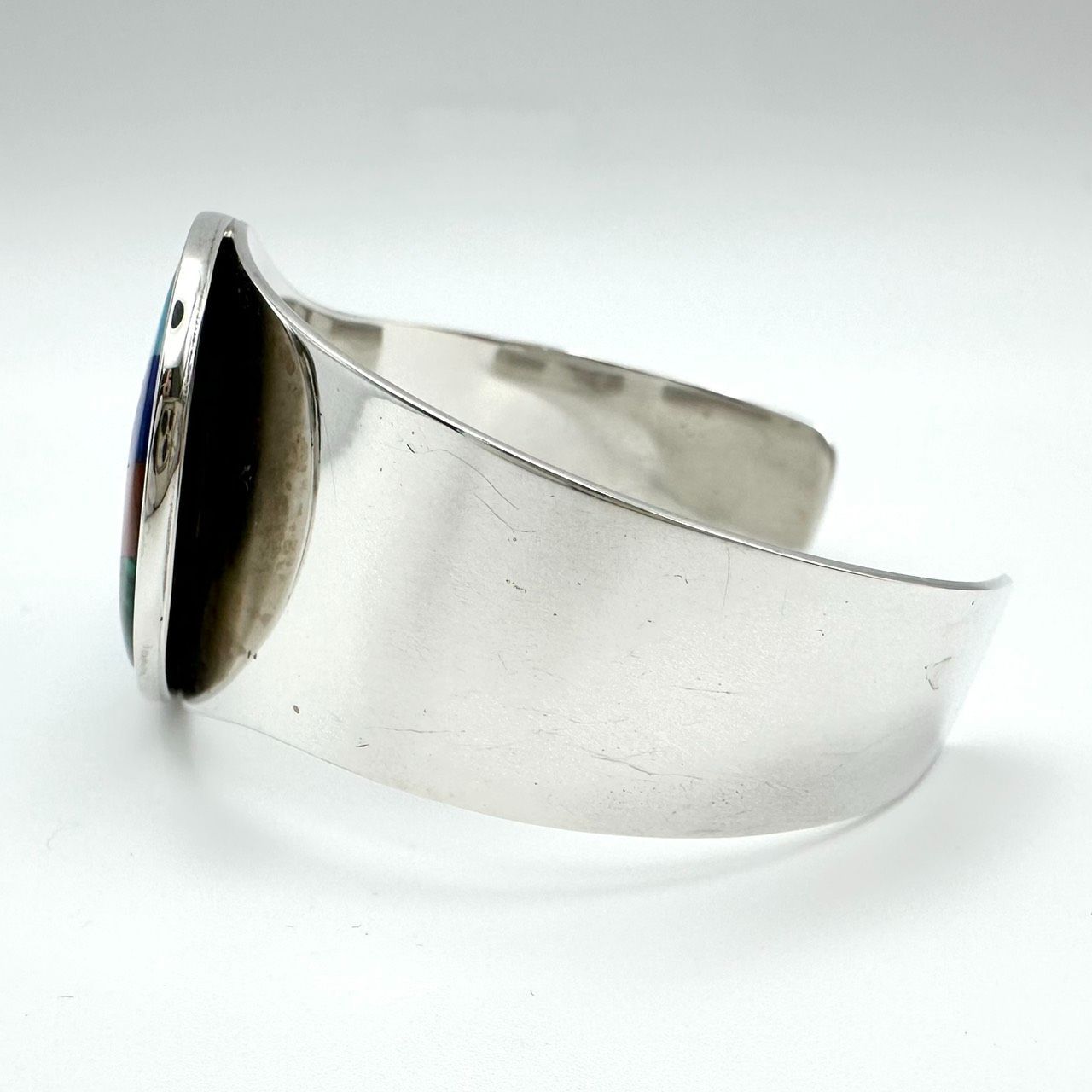 Jay King ジェイキング デザートローズ トレーディング DTR インディアンジュエリー ズニ族 SV 925 バングル ヴィンテージ ミ2601