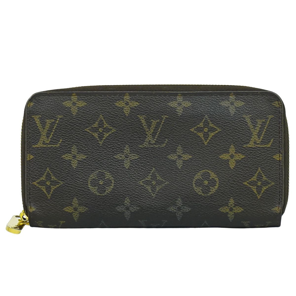 ルイヴィトン LOUIS VUITTON LV ジッピーウォレット モノグラム ラウンドファスナー 長財布 ロングウォレット ブラウン M 60017 ビトン
