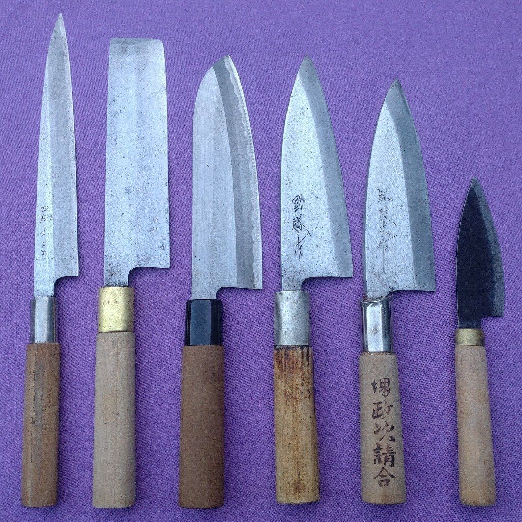 和包丁 6丁セット 刺身包丁 薄刃包丁 万能包丁 出刃包丁2丁 小出刃包丁