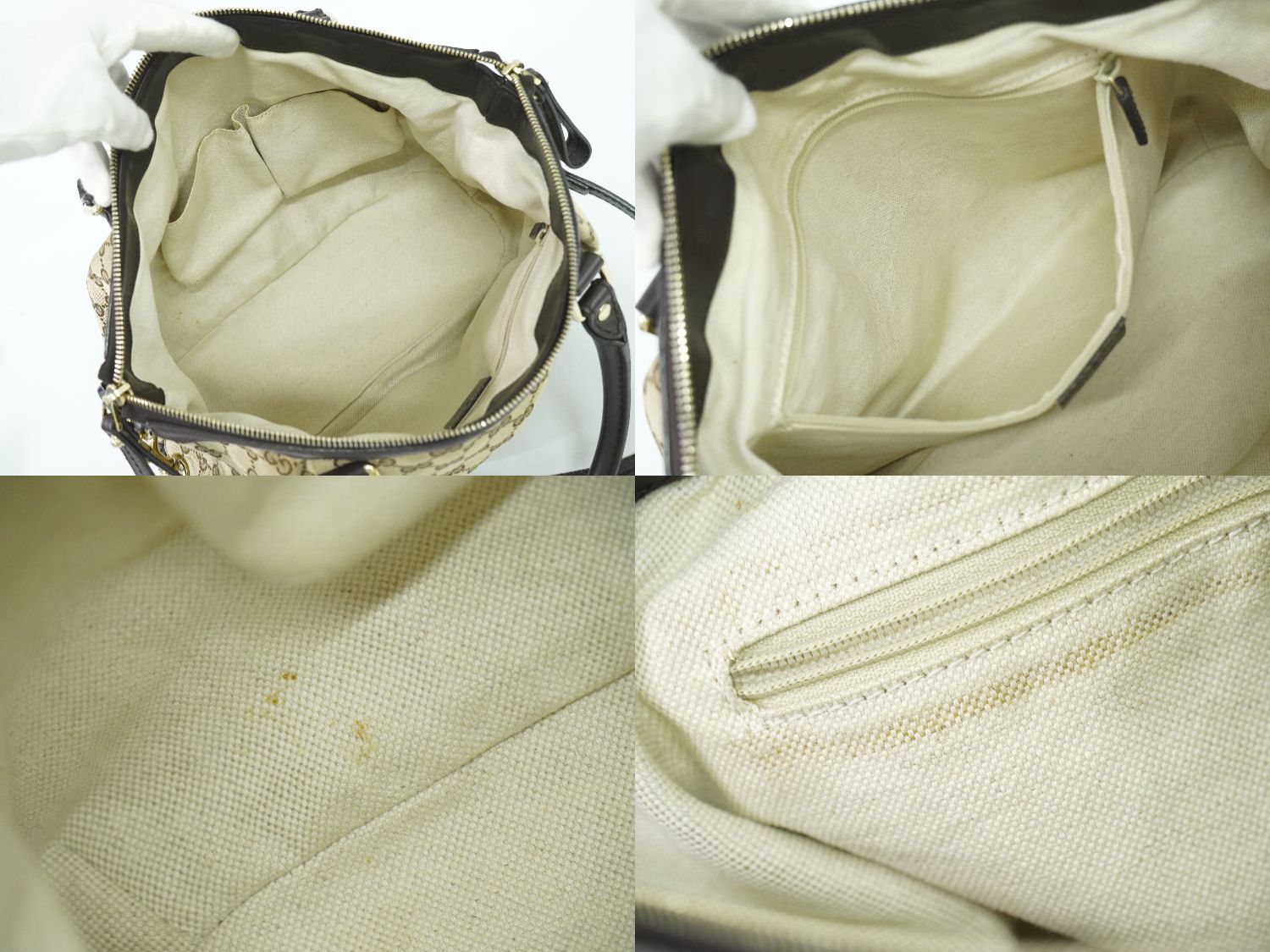 本物 グッチ GUCCI スーキー GGキャンバス 2WAY ショルダーバッグ 