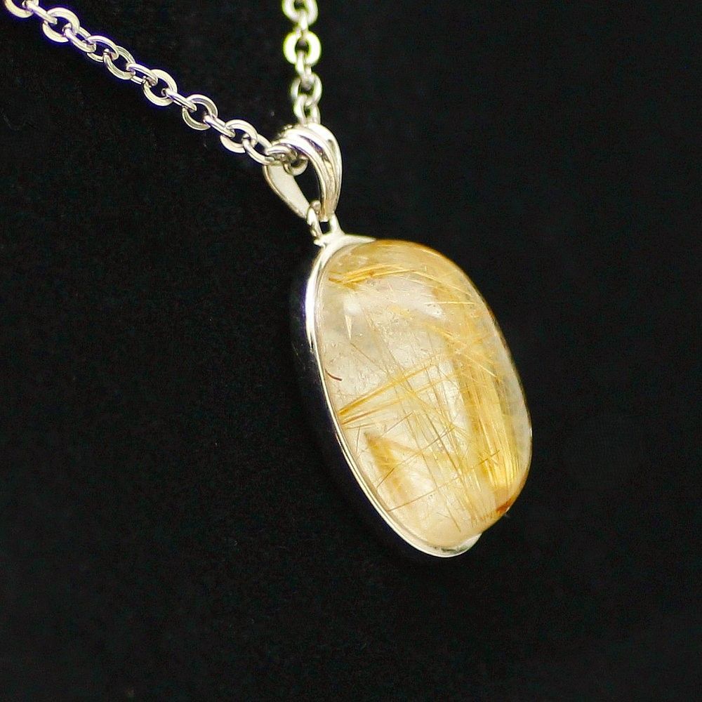 ルチルクォーツ ネックレス