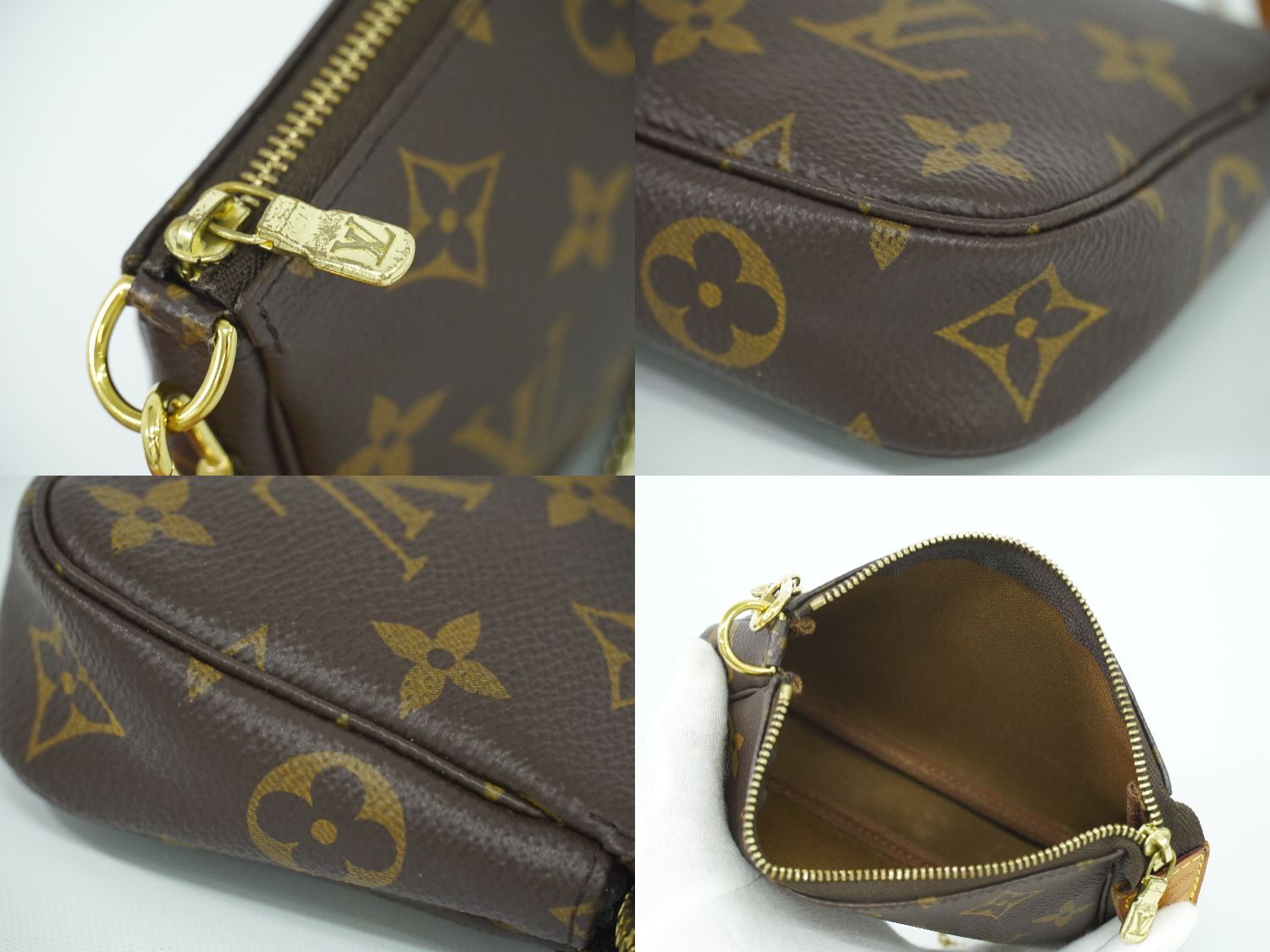 本物 ルイヴィトン LOUIS VUITTON LV ミニポシェットアクセソワール