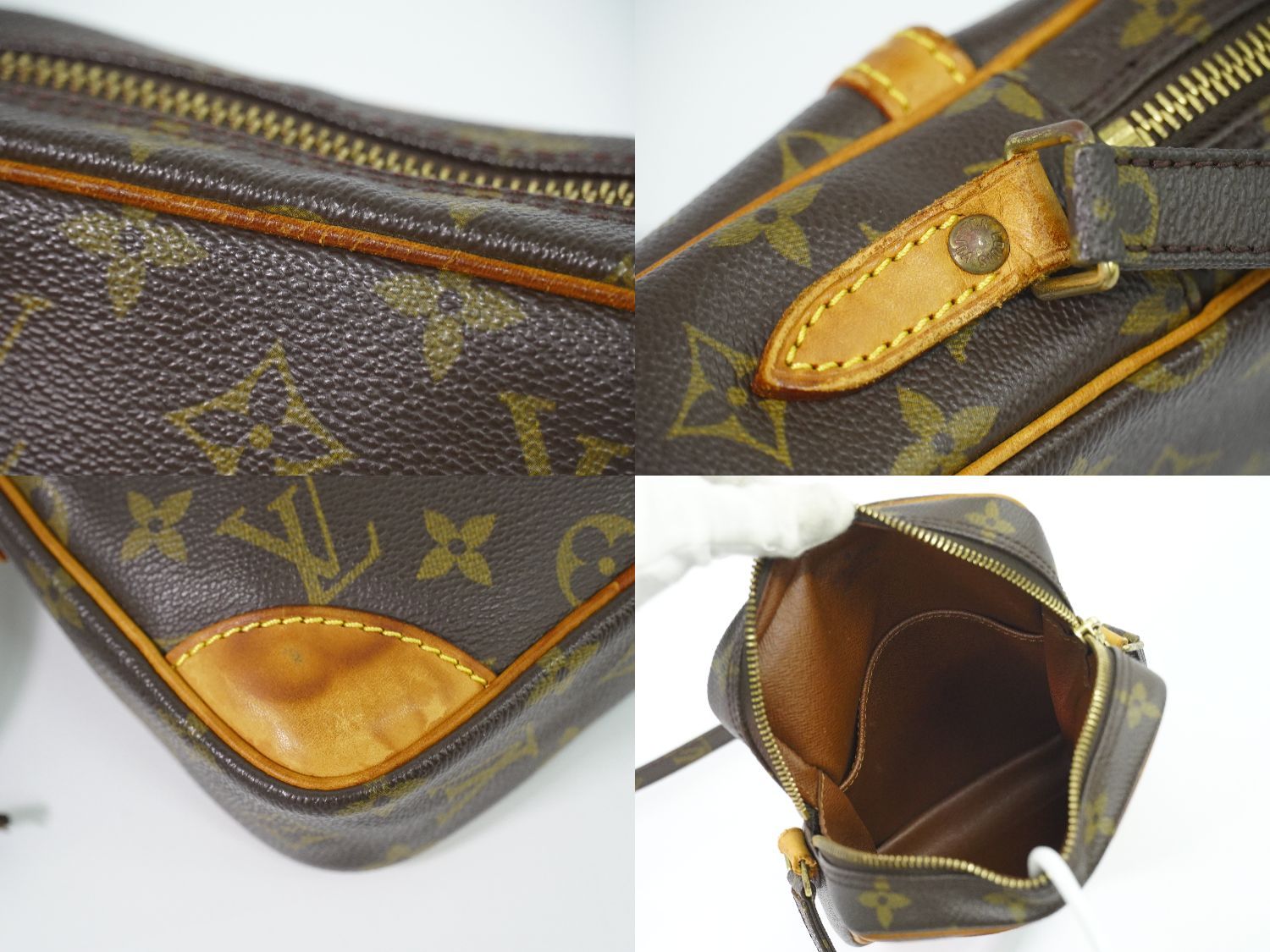 本物 ルイヴィトン LOUIS VUITTON LV ダヌーブ モノグラム ショルダー 