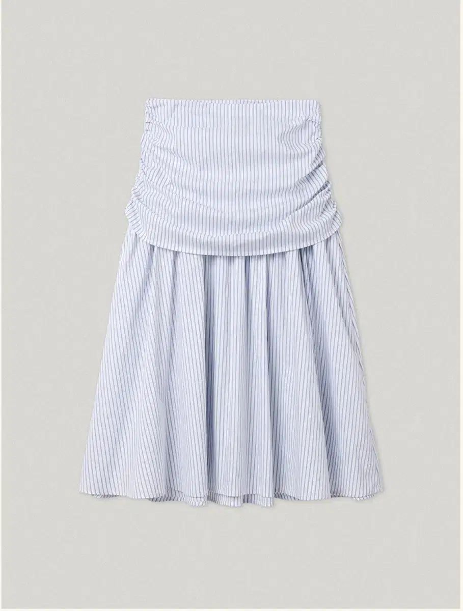 スムードムード ダリア スカート ブルー ストライプ
