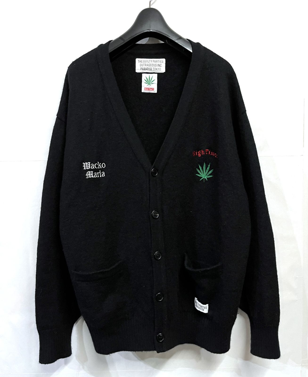 WACKO MARIA ワコマリアHIGH TIMES Classic Knit Cardigan ニット カーディガン