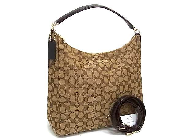 COACH コーチ ショルダーバッグ シグネチャー F58327 ブラウン 