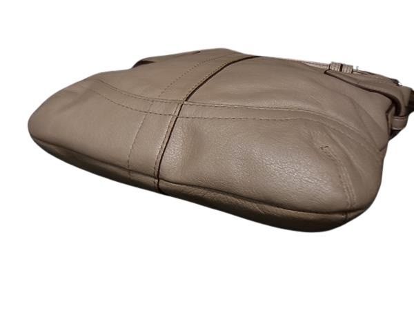 COACH コーチ ショルダーバッグ ダッフル F16514 ライトベージュ レザー レディース 美品【本物保証】 COACH コーチ ショルダーバッグ ダッフル F16514 ライトベージュ