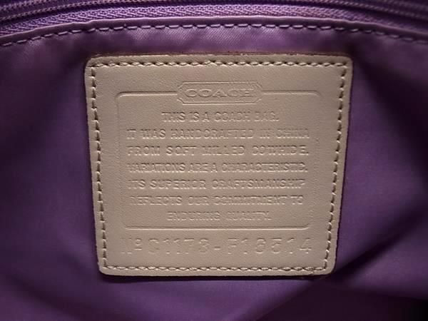 COACH コーチ ショルダーバッグ ダッフル F16514 ライトベージュ