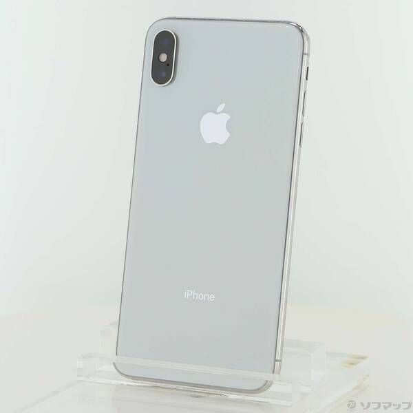 中古品〕 iPhoneXS Max 64GB シルバー MT6R2J／A SIMフリー【377