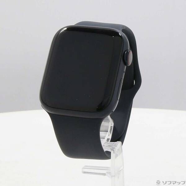 〔展示品〕 Apple Watch Series 9 GPS Cellular 45 mm ミッドナイトアルミニウムケース ミッドナイトスポーツバンド 377