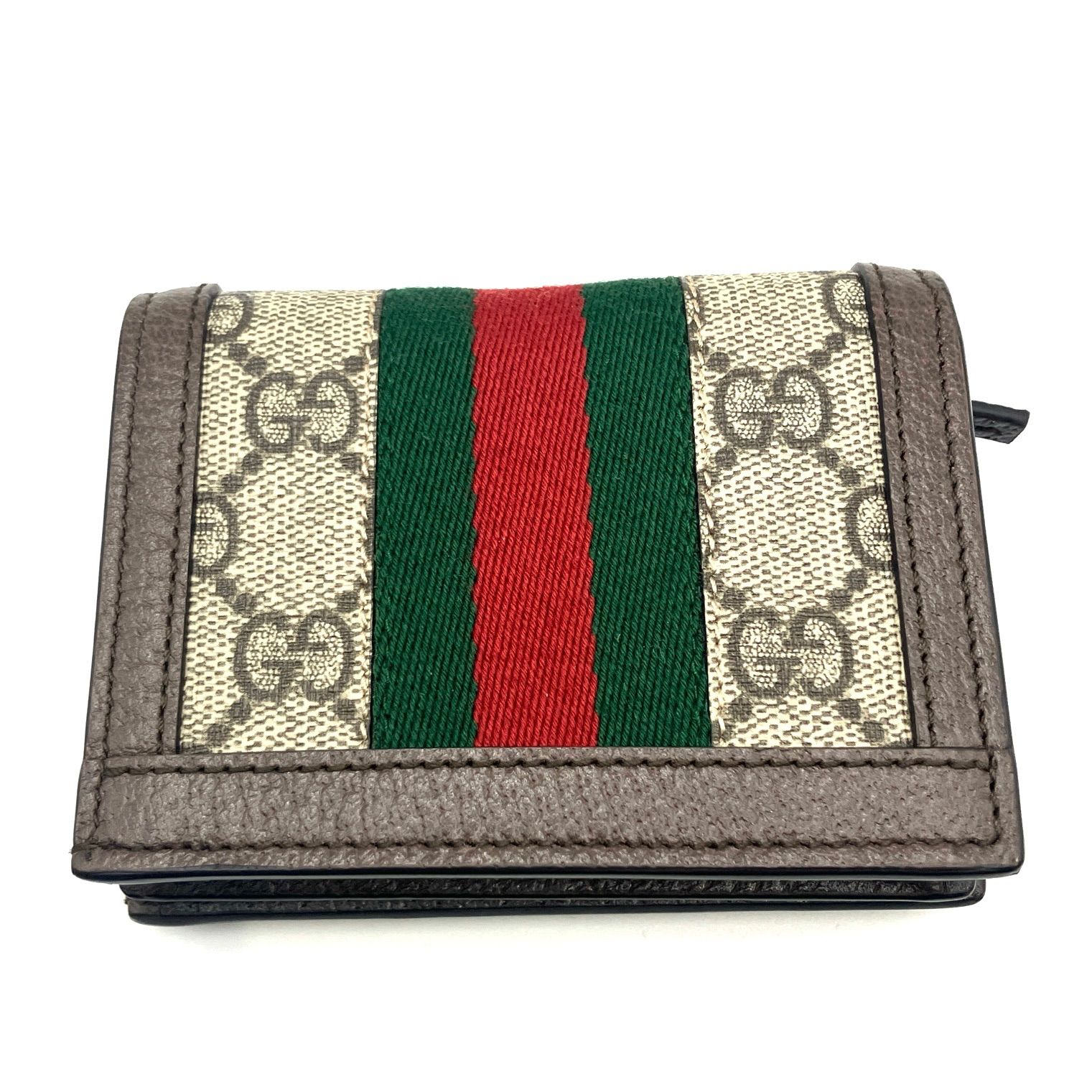♥ GUCCI グッチ GGマーモント GGスプリーム オフィディア コンパクトウォレット