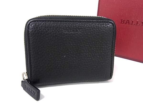 BALLY ブラック レザー カードケース 新品同様 BALLYブラックレザー