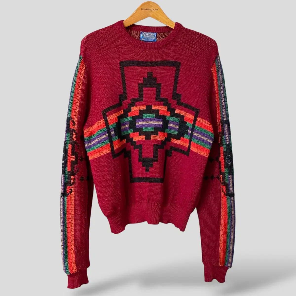 M ペンドルトン ナバホ ヴァージンウール クルーネック ニットセーター