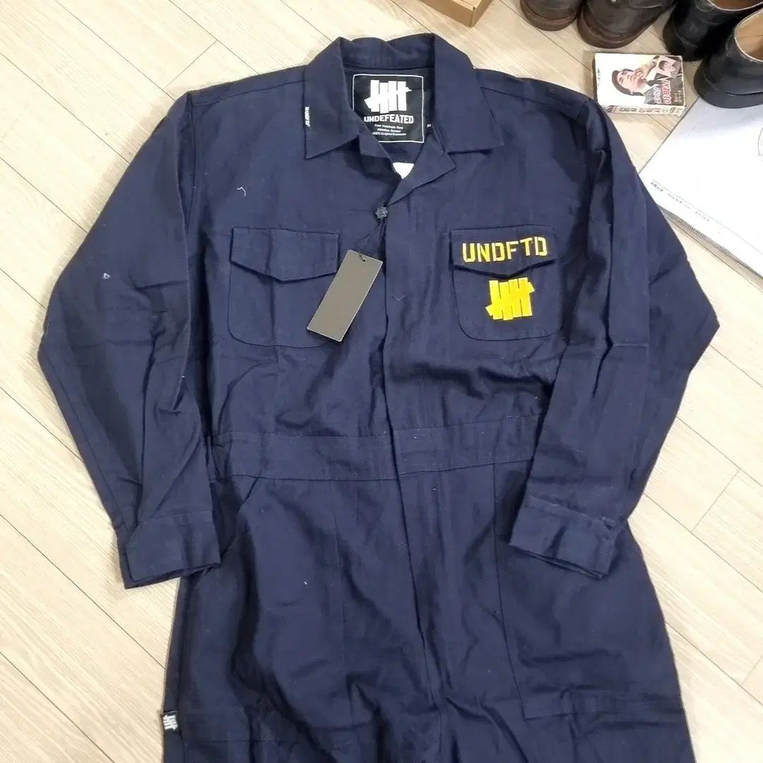 アンディフィーテッド UNDFTD ネイビー 作業着 オールインワン 95 100