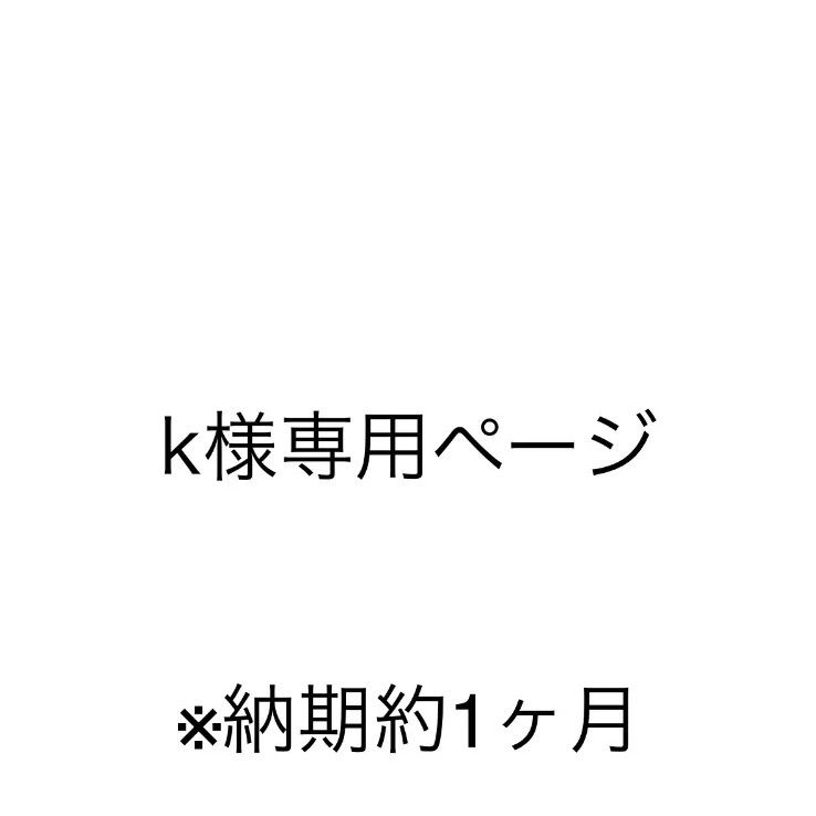 k様 【専用ページ】 k様専用ページ - メルカリ