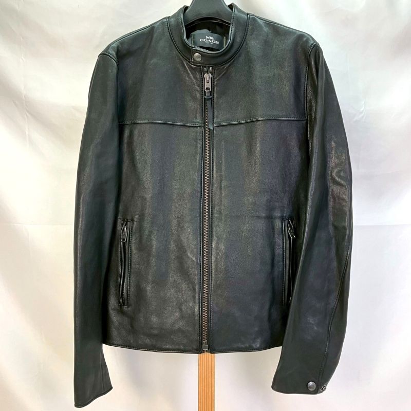 01w-5816 コーチ COACH シングル ライダース レザージャケット F33779