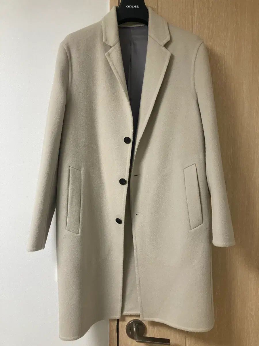 TIME HOMME アイボリー ウールカシミア コート