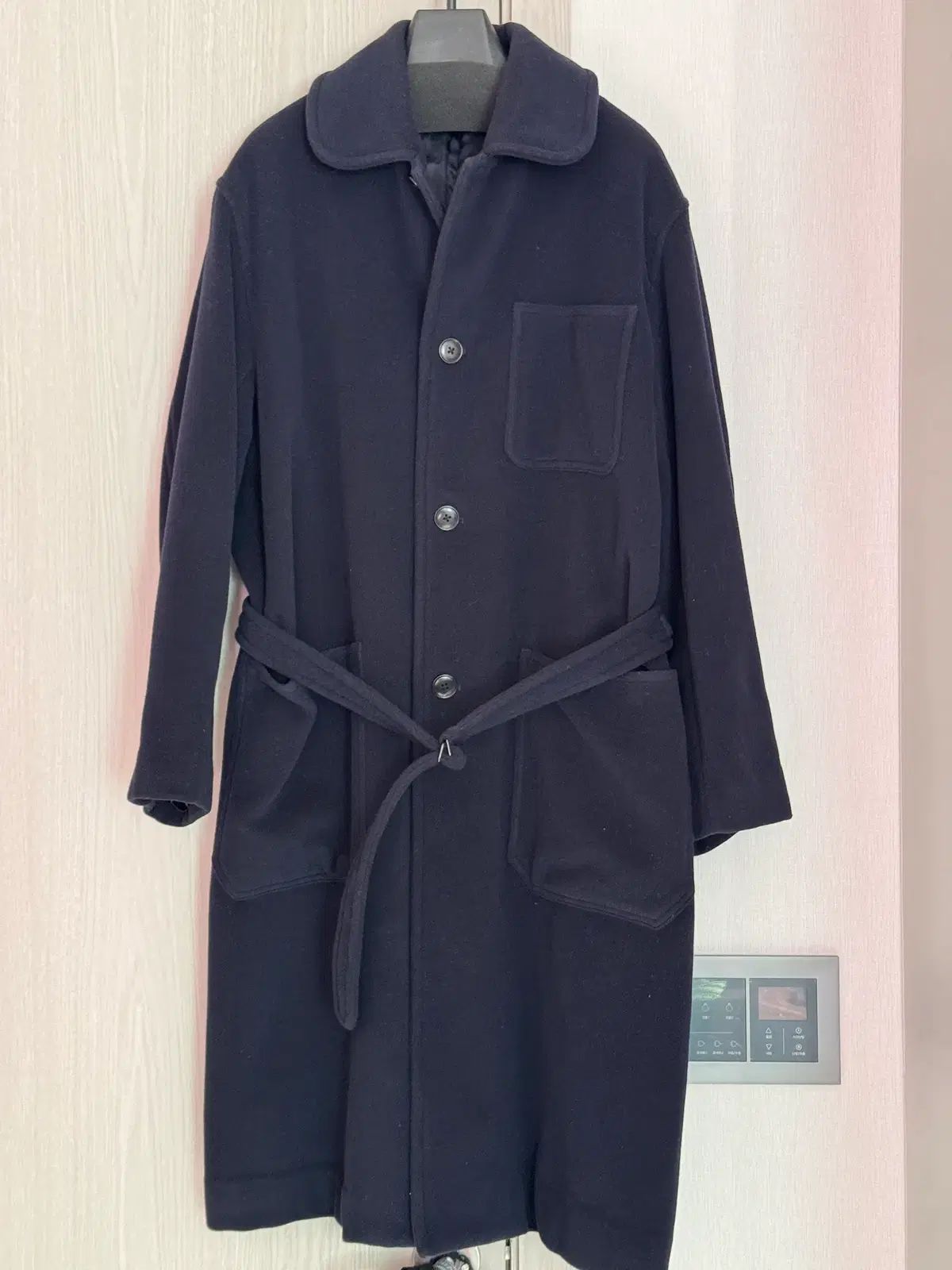 2 コモリ comoli ミリタリー コート ネイビー 22 aw