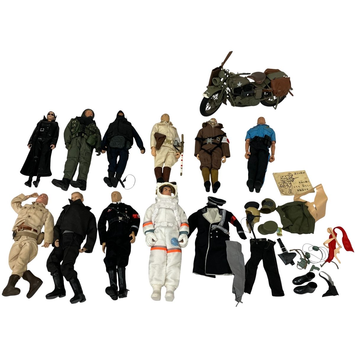 GI JOE GIジョー ミリタリーアクションフィギュア 10体、1台セット