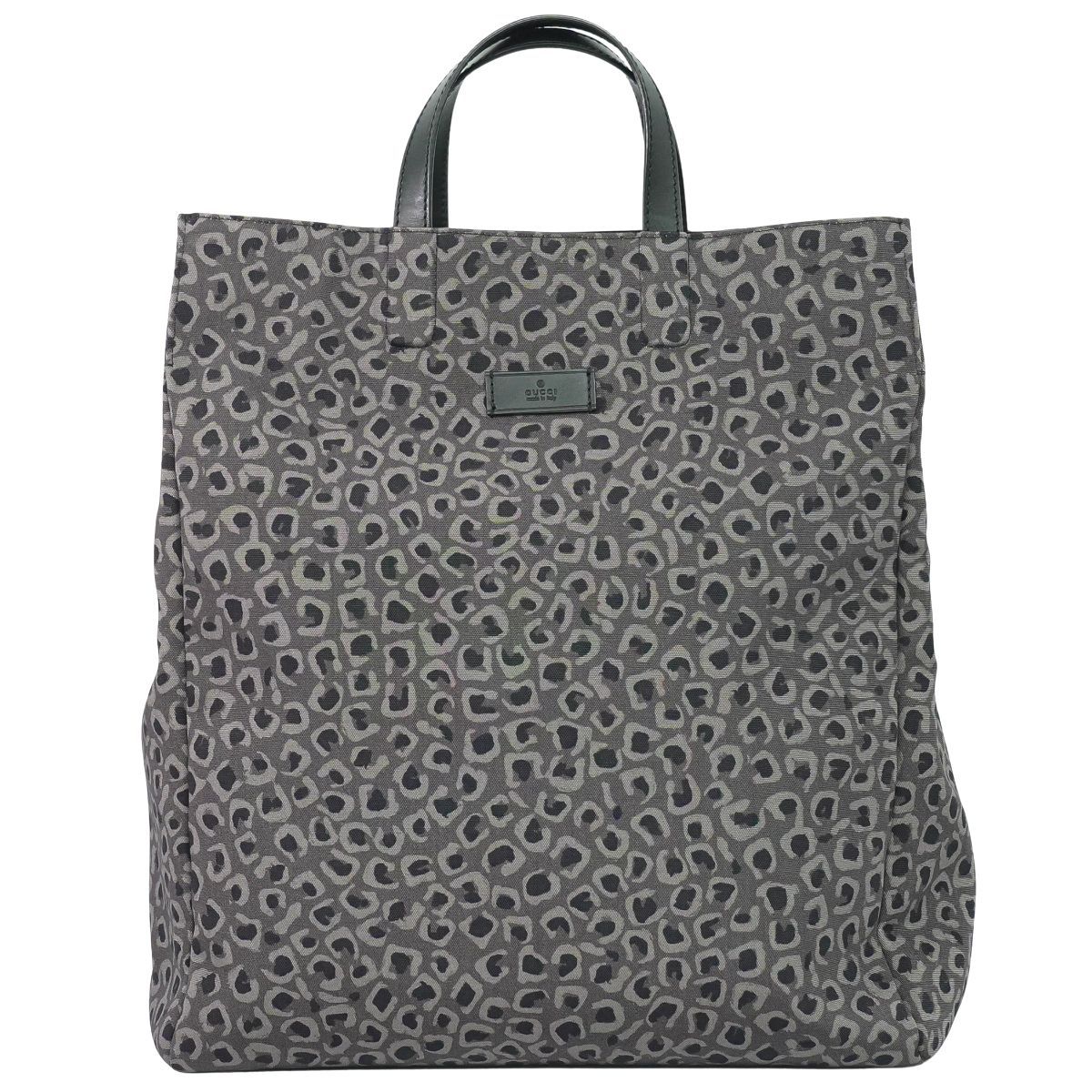 本物 グッチ GUCCI レオパード ヒョウ柄 トートバッグ ハンドバッグ 