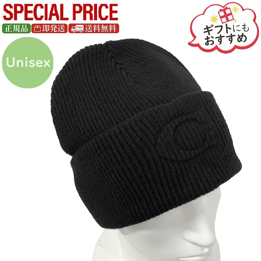 COACH CCL 44 BLACK ニット帽