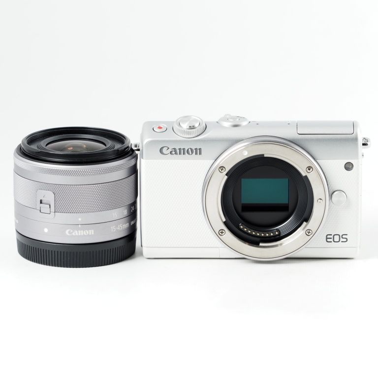 Canon ミラーレス一眼カメラ EOS M 100 EF 15 45 mm IS STM レンズキット ホワイト 14267