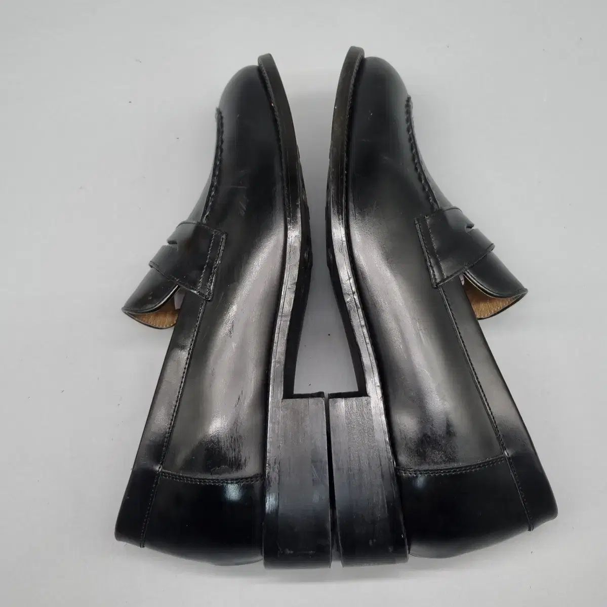  MOVE メンズ ペニーローファー 250 4 cmヒール ローファー ブーツ 革靴